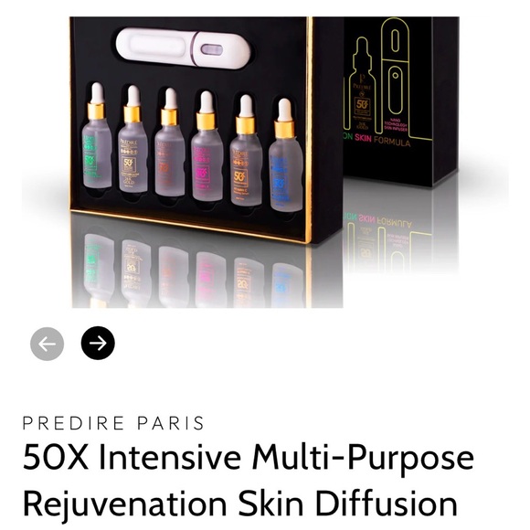 Predire Paris 50X Intensive Skin Diffusion Set - Black and Gold